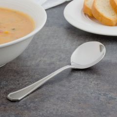 Walco 9712 Prim 6" Bouillon Spoon - 18/10 Stainless