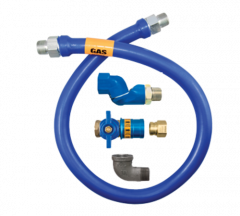 Dormont 1675BPCFS48BX Blue Hose Moveable Gas Connector