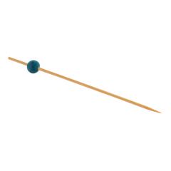 FOH AST014BLB83 Blue Ball 4-1/2" Bamboo Picks, Bag/100