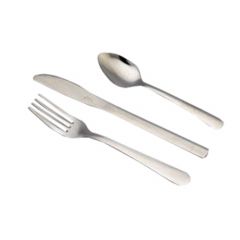 Boelter MWI-05 Windsor 7" Med. Wt. Dinner Fork - 18/0 Stainless