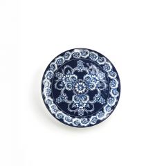 American Metalcraft BLUP11 Isabella 11" dia. Plate, Blue & White Pattern