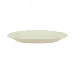 Crestware RE54 Dover 8-3/8" x 6" Rolled Edge Platter, White