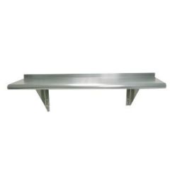 Advance Tabco WS-12-48-X Wall Mounted Shelf, 48"W x 12"D, 1-5/8"