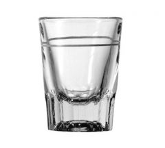 Anchor Hocking 5282/928U 2OZ Whiskey Glass with 1OZ cap line