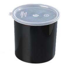 Carlisle 030203 Classic 2.7 Quart Black SAN Crock With Lid