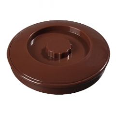 Carlisle 047528 7 1/2" Lenox Brown Tortilla Server w/ Lid