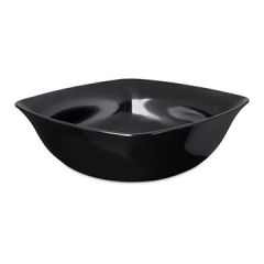 Carlisle 3336003 5 Quart 11 3/4" Black Melamine Flared Square Bowl