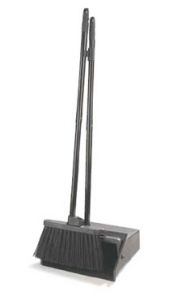 Carlisle 36141503 Duo-Pan 36" Black Lobby Broom and Dustpan