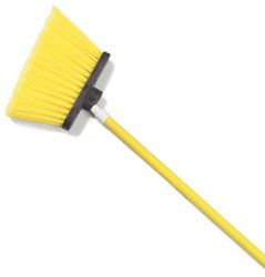 Carlisle 41082EC04 Sparta 48" Yellow Flagged Duo-Sweep Angle Broom