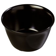 Carlisle 4354003 Dallas Ware 8oz 3 3/4" Black Bouillon Cup -Melamine