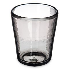 Carlisle MIN544018 Mingle 14oz Smk Gry Tritan Dbl Old Fashioned Glass