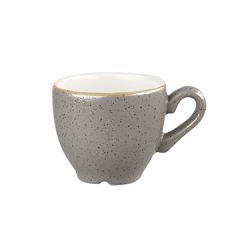 Churchill SPGSCEB91 Stonecast 3-1/2oz Espresso Cup - Peppercorn Grey