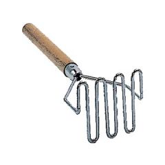 Focus PMSQ-18 18" Nickel Plated Steel Potato Masher