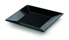 G.E.T. ML-104-BK Siciliano Black 10" Square Plate