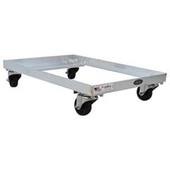 New Age 1195 Aluminum Dough Box Dolly w/ 3" Swivel Casters