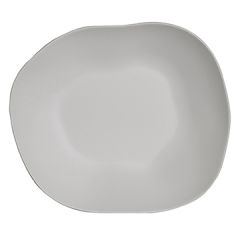 Steelite 7008DD032 Marisol White Melamine Oval Serving Bowl