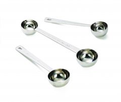 Tablecraft 403 1 & 2 Tbsp Stainless Steel Combo Coffee Scoop