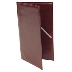 Tablecraft 59BU Burgundy Check Presentation Holder